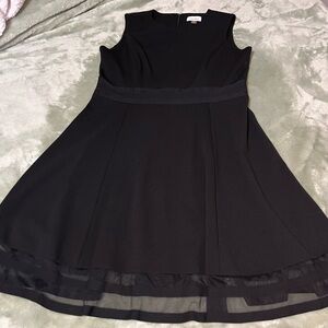 Calvin Klein fit and flare midi dress